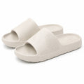 Claquettes 40/41 en mousse synthétique blanche - semelle texturée antidérapante